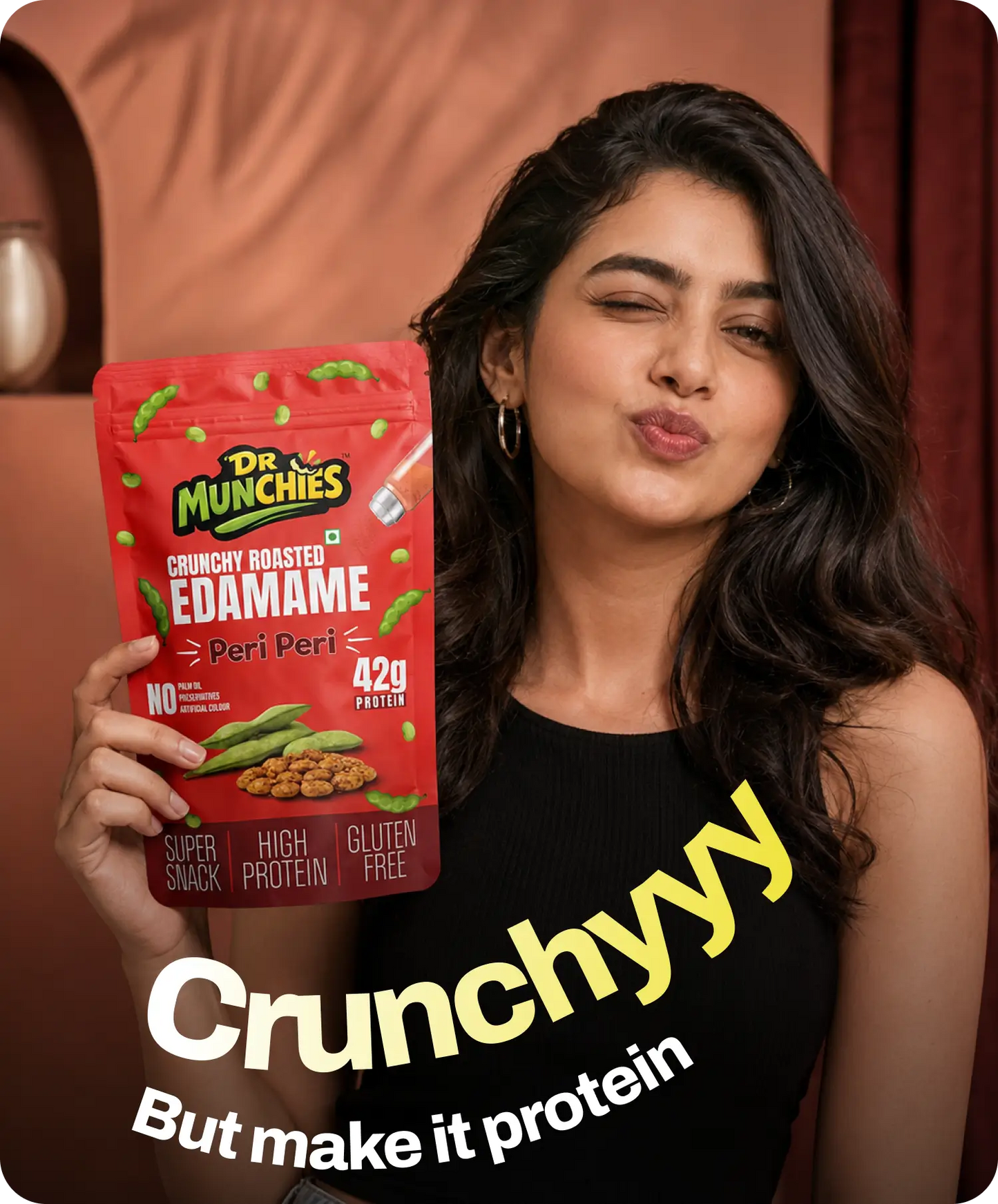 Crunchy Roasted Edamame - Peri Peri