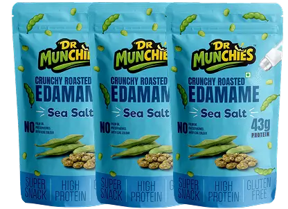 Crunchy Roasted Edamame - Sea Salt | pack of 3 image 1